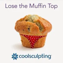 Lose your muffin top with CoolSculpting!