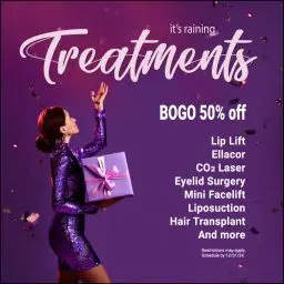 Ho Ho Jolly BOGO 50% Off with December’s Party Perfect-Pair Treatments