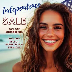 20% OFF Sunscreens + 20% OFF Select Esthetician Services