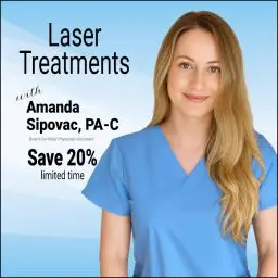 Laser treatments with Amanda, 20% off