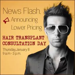 We're kicking off the new year with exciting news - lower pricing on hair transplants is here at Contour Dermatology. | Contour Dermatology We're kicking off the new year with exciting news - lower pricing on hair transplants is here at Contour Dermatology.
