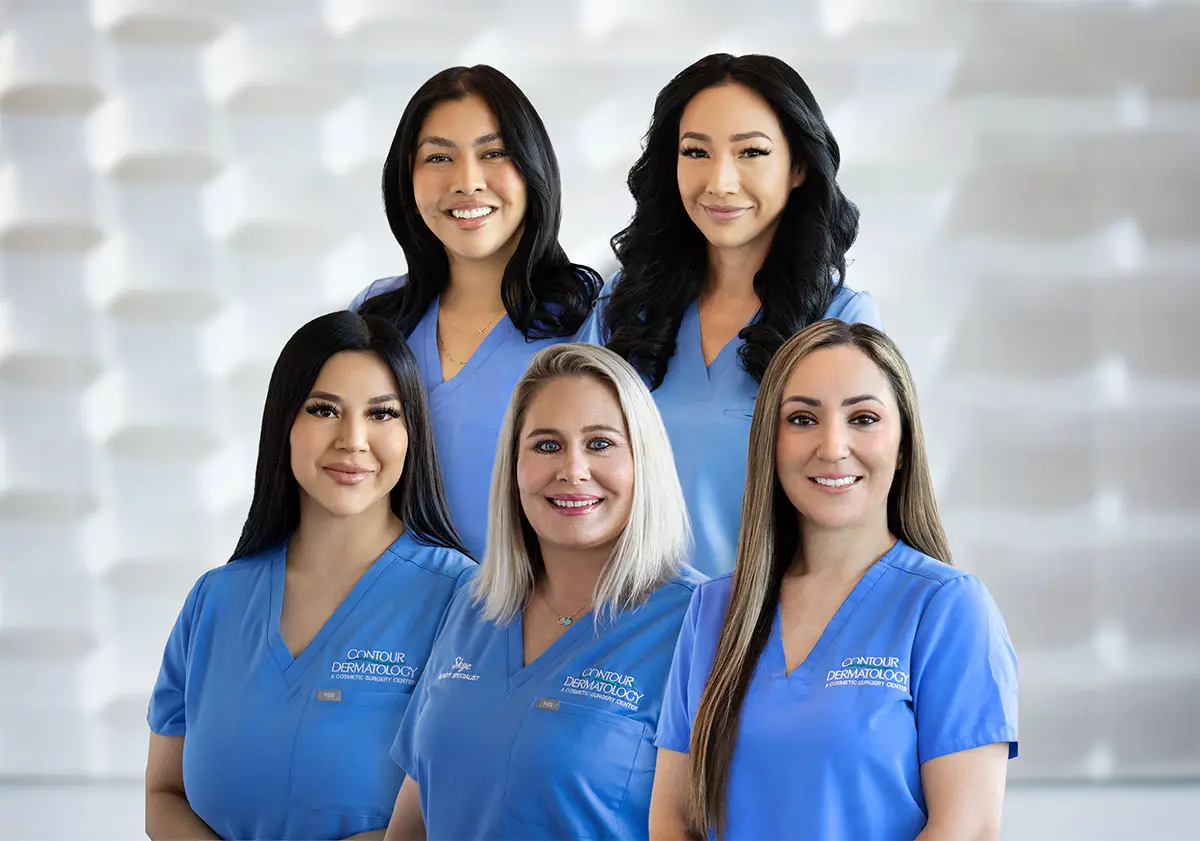 Contour Dermatology Estheticians: Viviana Colin, Vanessa Garcia, Lorena Zendejas, Skye Crounse, and Adriana Munoz | Contour Dermatology Contour Dermatology Estheticians: Viviana Colin, Vanessa Garcia, Lorena Zendejas, Skye Crounse, and Adriana Munoz