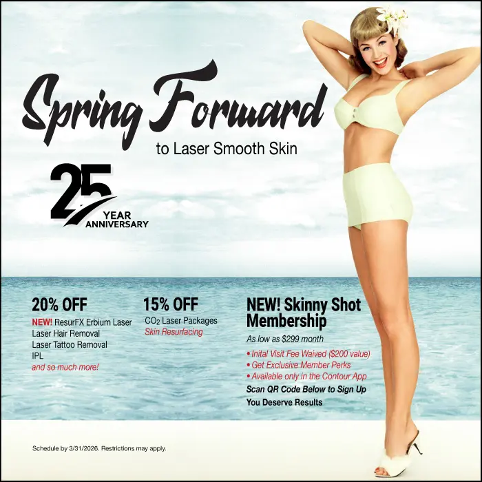 Spring Into Action And Embrace the Glow With Dazzling Laser Specials