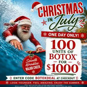 Day 1: 100 units of Botox for $1000