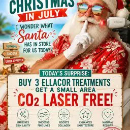 Santa’s Secret Is Out: Buy 3 Ellacor Treatments, Get CO₂ Laser FREE!