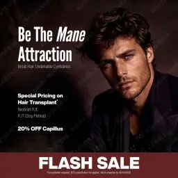 For a limited time, Contour Dermatology is offering exclusive flash sale pricing on hair transplant procedures, including NeoGraft FUE and FUT (Strip Method).