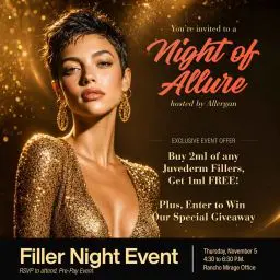 You're invited to an Evening Filled with Beauty and Allure with Allergan!