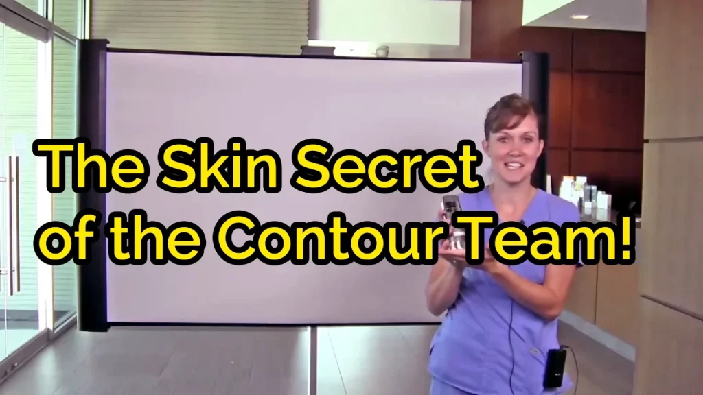 The Contour Dermatology Team demonstrates and explains the benefits of SkinMedica TNS Advanced+ Serum features several active anti-aging agents that work