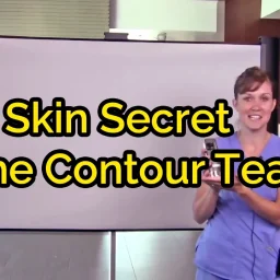 The Contour Dermatology Team demonstrates and explains the benefits of SkinMedica TNS Advanced+ Serum features several active anti-aging agents that work