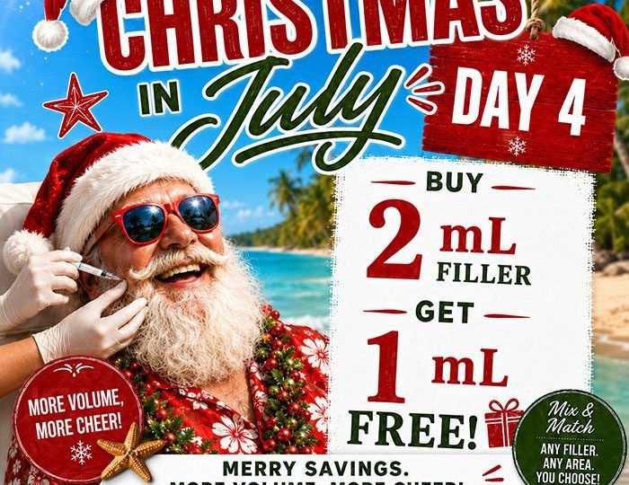 Day 4 is here: Buy 2 mL of filler and get 1 mL free. No code needed—tap to request your appointment.
