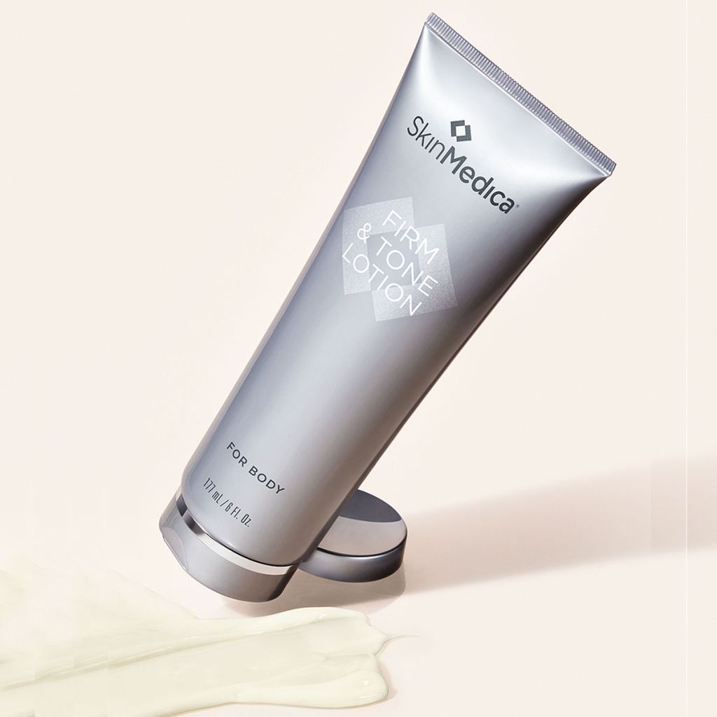 SkinMedica Firm & Tone Lotion for Body is a powerfully effective, targeted treatment. Dermatologist-tested, it’s formulated to prevent and address visible signs of body skin aging for a youthful, toned look.