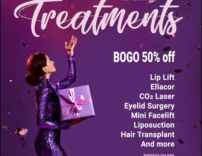 Ho Ho Jolly BOGO 50% Off with December’s Party Perfect-Pair Treatments