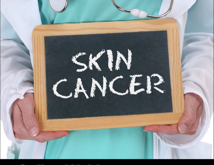 Skin Cancer Online Webinar Announcement with Date and Time