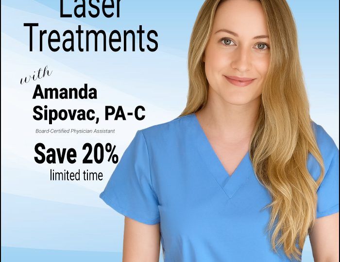 Laser treatments with Amanda, 20% off