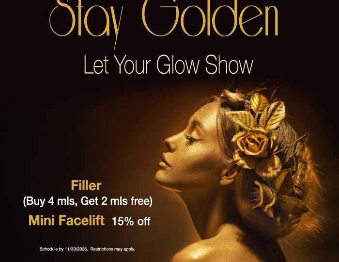 Glow and Behold Youthful Skin Dusted With Gold Nugget Filler & Mini-Facelift Deals