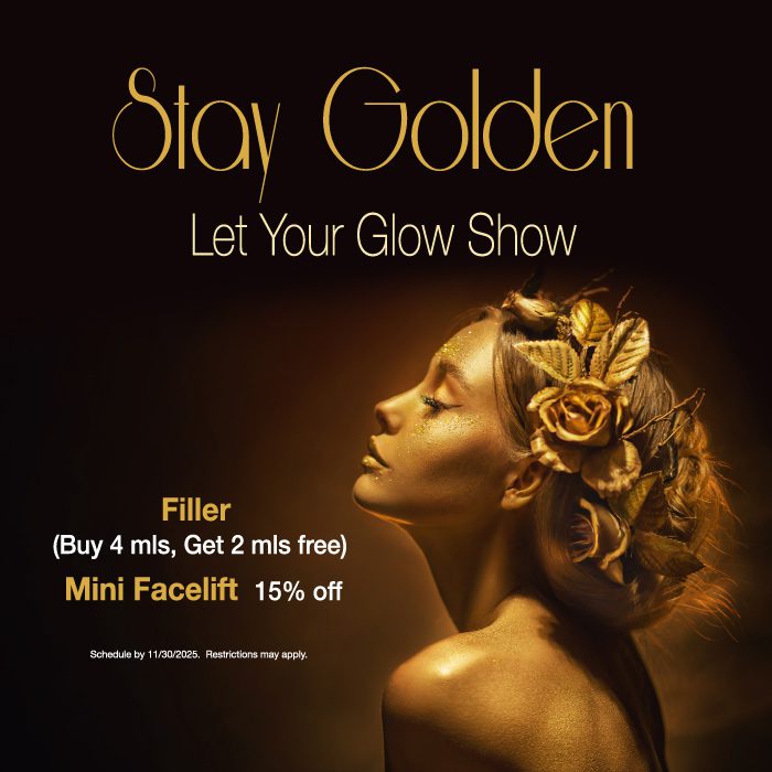 Glow and Behold Youthful Skin Dusted With Gold Nugget Filler & Mini-Facelift Deals