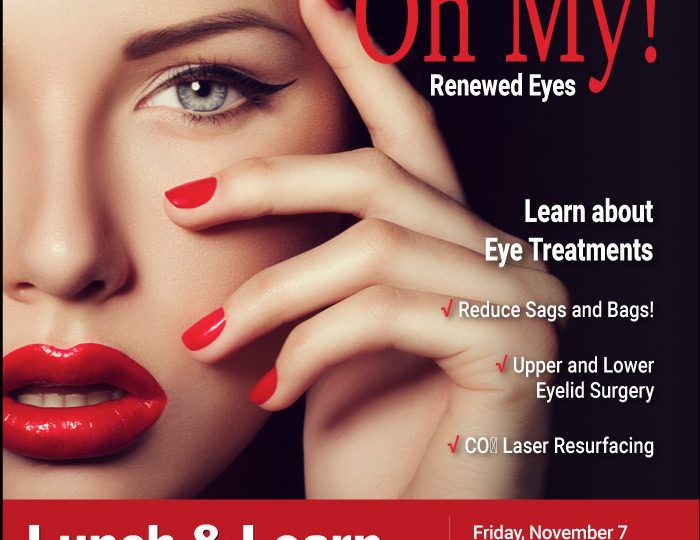 Join us for an exclusive Lunch & Learn event focused on Eye Rejuvenation—one of the most requested areas of cosmetic enhancement.