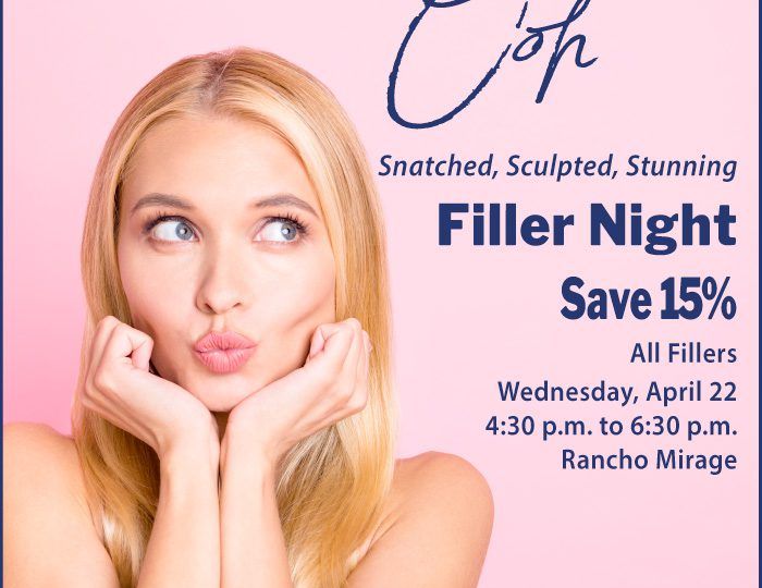 Get snatched, sculpted, and stunning at our Filler Night on 4/22