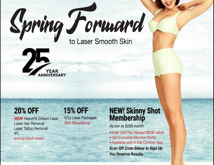 Spring Into Action And Embrace the Glow With Dazzling Laser Specials